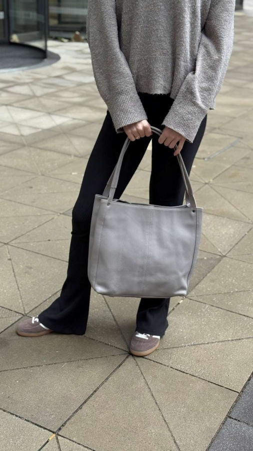 SHOPPER BAG GREY
